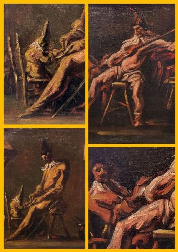 Pulcinella suona la chitarra e Pulcinella e Pulcinellino